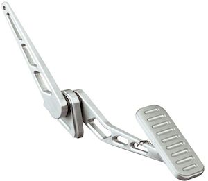 Lokar Accelerator Pedal Ball-Milled - Brushed Billet Aluminium (LK-BAG-6001)