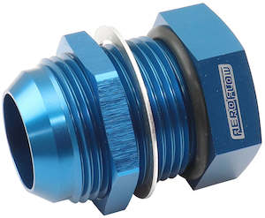 Aeroflow Bolt In Breather Bulkhead -16 Blue Finish (AF777-16)