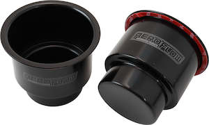 Aeroflow Large Cup Holders - Black Sold as a Pair (AF72-9088BLK)