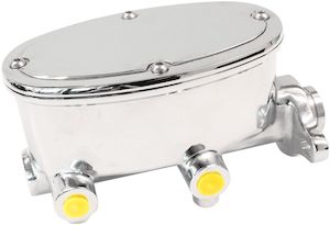 Aeroflow GM Tandem Brake Master Cylinder 1" Bore - Chrome Finish (AF300-160)