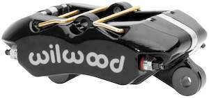 Brake: Wilwood 4-Piston Forged Dynapro Lug Mount LP-Dust Seal - Black (WB120-15585-BK)