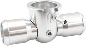 Cooling Insulation Air Conditioning: Aeroflow Billet Aluminium Inline Radiator Hose Filler - Silver Finish Suits 42mm Radiator Cap and 1-1/4"-20 Internal Thread (AF64-4039)