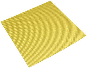 Aeroflow Aluminium Embossed Heat Shield - Gold Finish 12" x 24" (304.80mm x 609.&hellip;