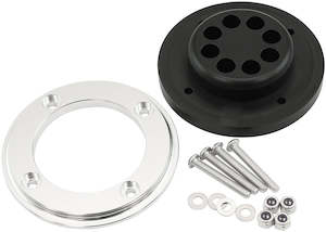 Electrical: Aeroflow Ignition Wire Firewall Grommet 8 Cylinder Kit - Silver Face Suit 8 x 8.5mm Spark Plug Wires (AF49-1218)