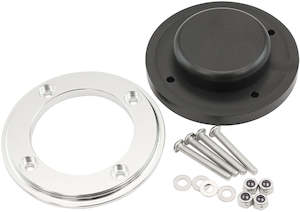 Aeroflow Ignition Wire Firewall Grommet Blank Kit - Silver Face No Holes Drilled&hellip;