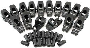 Engine Components: Aeroflow Big Block Chev Aluminium Roller Rocker Set 7/16" Stud Mount, 1.8 Ratio, Set of 16 (AF95-1117)