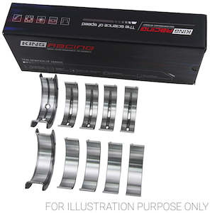 King HP Series Main Bearing Set, .001" Suit GM LS Series (KBMB5013HP 001)