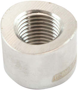 Fabrication Fasteners: Aeroflow Notched Weld-On M12 x 1.25mm Oxygen Sensor Bung Stainless Steel Material (AF990-M12SS)