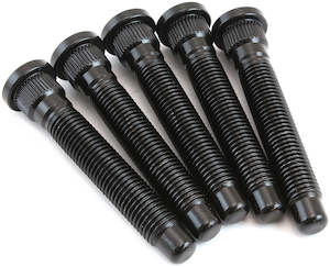 Fabrication Fasteners: Aeroflow M12 x 1.50mm Wheel Studs - 0.565" Knurl - 76.2mm UHL Suit Mitsubishi Evo Models - 5 Pack (AF5071-1009)