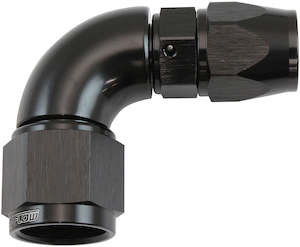 Aeroflow 200 Series Teflon Style One Piece 90 Degree Stepped Hose End -8AN to -8&hellip;