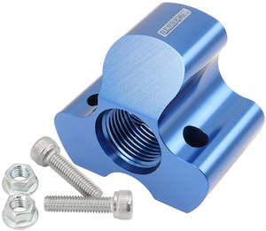 Aeroflow 4 Port Inline Distribution Block - Blue Finish 3 x -10 ORB Ports, 1 x -&hellip;