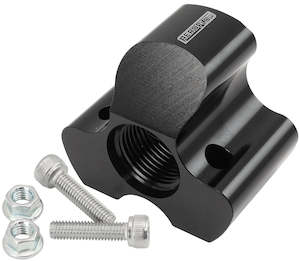 Aeroflow 4 Port Inline Distribution Block - Black Finish 3 x -10 ORB Ports, 1 x &hellip;