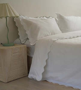 Celine Duvet Set | White