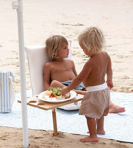 Furniture: SunnyLife I Portable Picnic Table Le Weekend I Natural