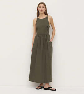 Assembly Label | Posie Midi Dress | Moss