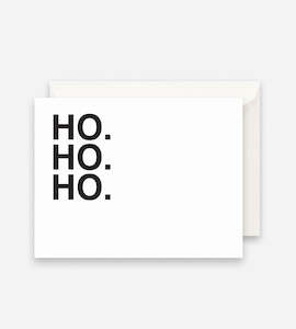 Father Rabbit Stationery | Bold Hohoho Card