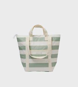 Grocery Bag: SunnyLife | Light Cooler Tote La Palma | Sage Stripe