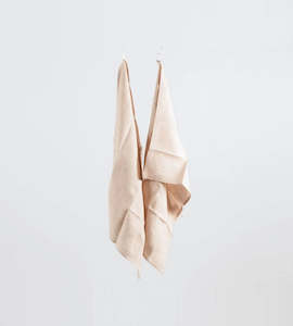 Home Lab | 100% French Linen Tea Towel | Set 2 | Latte