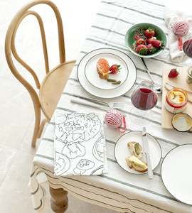 Father Rabbit | Tea Towel | Lunch