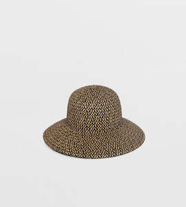 Sophie So Shady Hat Natural Monochrome