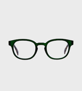 9am Green Reading Glasses