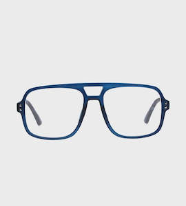 Reading Glasses: 12pm Blue Reading Glasses