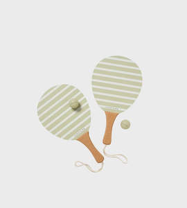 SunnyLife | Vintage Beach Paddles La Palma | Sage Stripe