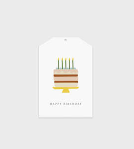 Under 25: Father Rabbit Stationery | Gift Tag | Happy Birthday Cake