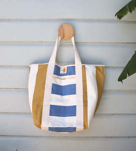 Tutto Tote | Mustard + Blue