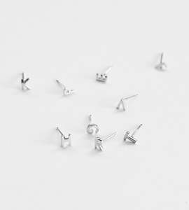 Fashion Beauty Staples: Sophie | Little Letter Earrings | Sterling Silver