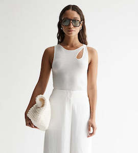 Elka Collective: Elka Collective | Ivy Knit Top I White