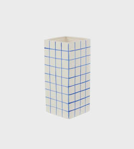 Lulu Collection Check Vase