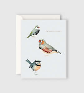 Brilliant Birds: Father Rabbit Stationery | We Are All Here for You Card