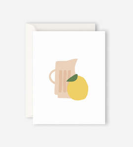 Father Rabbit Stationery | Jug with Lemon Card