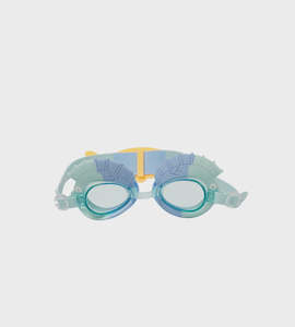SunnyLife | Kids Swim Goggles Finn the Fish | Aqua Blue