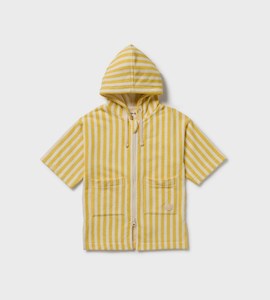 Baby Accessories: Wilson & Frency | Organic Terry Hooded Towel | Honey Wave