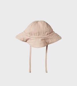 Baby Accessories: Nature Baby | Muslin Sunhat | Rose Dust