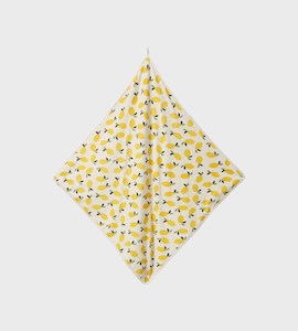 Baby Accessories: Nature Baby | Organic Cotton Hooded Towel I Lemon Print Terry