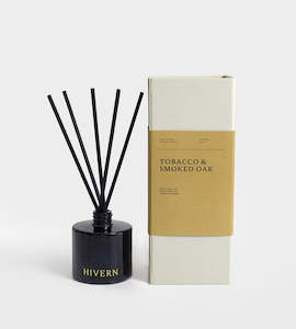 Hivern | Tobacco & Smoked Oak Diffuser | Dark Navy