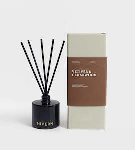 Hivern | Vetiver & Cedarwood Diffuser | Dark Navy