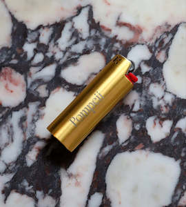 Pompeii | Gold Lighter Case