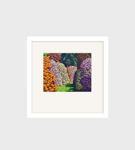 Karl Maughan | Cambridge Small Art Print | Framed | White