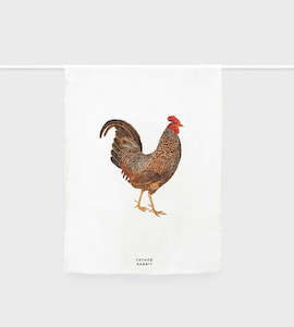Gifts For All: Father Rabbit | Tea Towel | Rooster