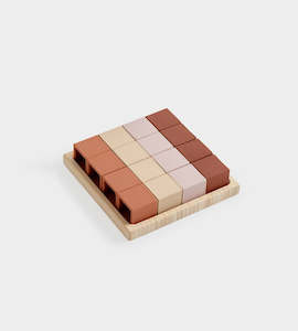 Toys For Toddlers Infants: Tiny Table First Blocks | Reds & Pinks