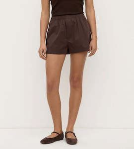 Assembly Label | Everyday Poplin Short | Ganache