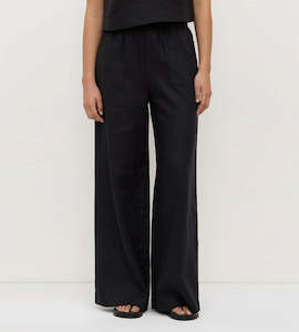 Assembly Label | Everyday Linen Pant | Black