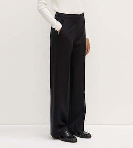 Pants: Assembly Label | Tamara Wool Pant | Black