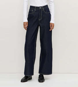 Assembly Label | Wide Leg Jean | Rinse