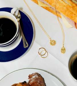 Festive Dressing: La Dailie | Everyday St Mary Necklace | Gold