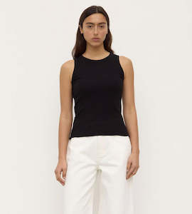 Assembly Label | Nika Rib Tank | Black